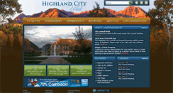 Desktop Screenshot of highlandcity.org